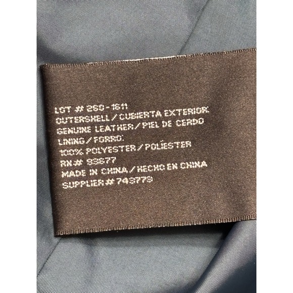 Vintage St Johns Bay Suede Jacket Womens L Blue Teal Blazer Button Front Coat - Picture 9 of 10